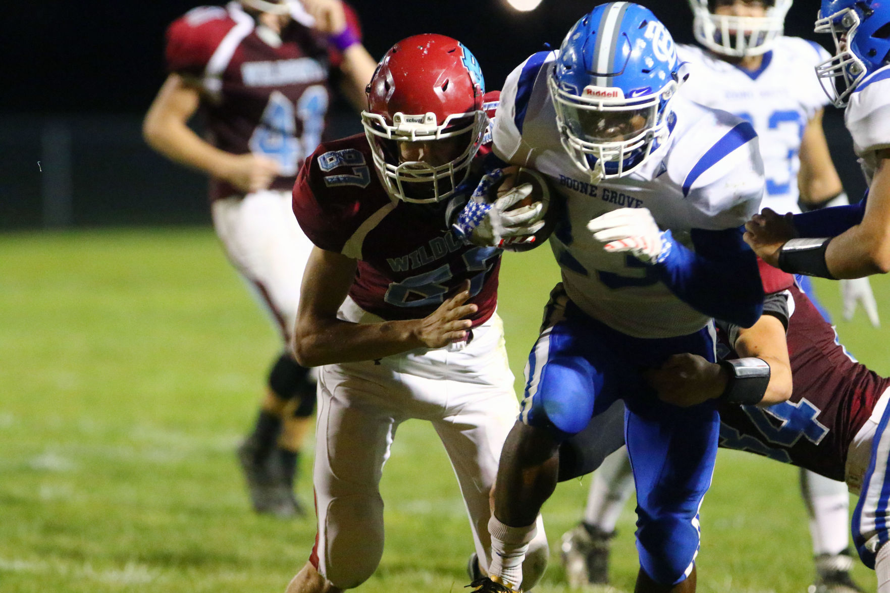 Boone Grove at Hanover Central football
